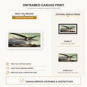 William-Adolphe Bouguereau - Equality Before Death canvas print size comparison and framing display infographic