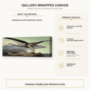 William-Adolphe Bouguereau - Equality Before Death gallery wrap canvas construction and hanging details infographic