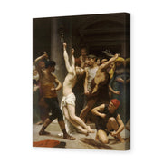 William-Adolphe Bouguereau's 'Flagellation of Our Lord Jesus Christ' painting reproduced as a gallery-wrapped canvas print