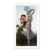 William-Adolphe Bouguereau's 'L'aurore' painting reproduced as a rolled canvas print