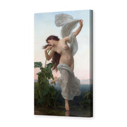 William-Adolphe Bouguereau's 'L'aurore' painting reproduced as a gallery-wrapped canvas print