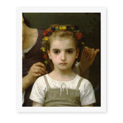 William-Adolphe Bouguereau's 'Mother and Child' painting reproduced as a rolled canvas print