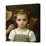 William-Adolphe Bouguereau's 'Mother and Child' painting reproduced as a gallery-wrapped canvas print