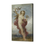 William-Adolphe Bouguereau's 'Study for 'Le Jour'' painting reproduced as a gallery-wrapped canvas print