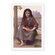 William-Adolphe Bouguereau's 'The Bohemian' painting reproduced as a rolled canvas print