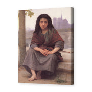 William-Adolphe Bouguereau's 'The Bohemian' painting reproduced as a gallery-wrapped canvas print