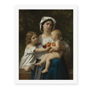 William-Adolphe Bouguereau's 'The Oranges' painting reproduced as a rolled canvas print