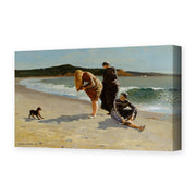 Winslow Homer's 'Eagle Head Manchester Massachusetts (High Tide)' painting reproduced as a gallery-wrapped canvas print