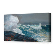 Winslow Homer's 'Northeaster' painting reproduced as a gallery-wrapped canvas print