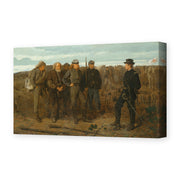 Winslow Homer's 'Prisoners from the Front' painting reproduced as a gallery-wrapped canvas print