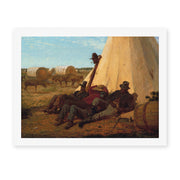 Winslow Homer's 'The Bright Side' painting reproduced as a rolled canvas print
