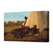 Winslow Homer's 'The Bright Side' painting reproduced as a gallery-wrapped canvas print