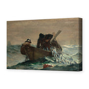 Winslow Homer's 'The Herring Net' painting reproduced as a gallery-wrapped canvas print