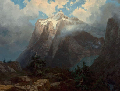 Albert Bierstadt - Mount Brewer from Kings River Canyon