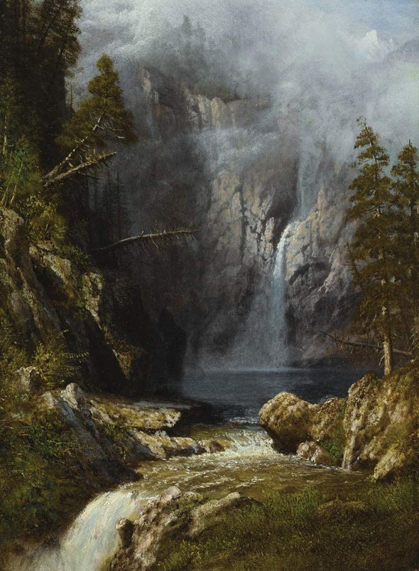 Albert Bierstadt - A Western Waterfall