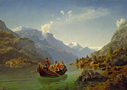 Adolph Tidemand - Bridal journey in Hardanger