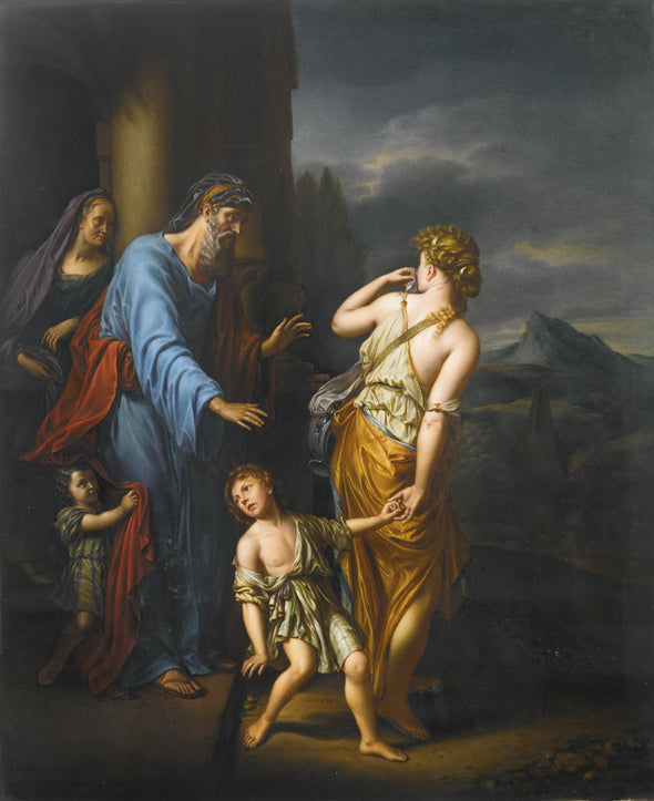Adriaen van der Werff - The Expulsion of Hagar and Ishmael - Get Custom Art