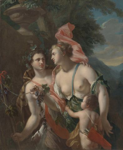 Adriaen van der Werff - Venus and Bacchus - Get Custom Art