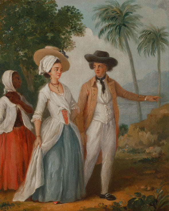 Agostino Brunias - Planter and his Wife with a Servant - Get Custom Art