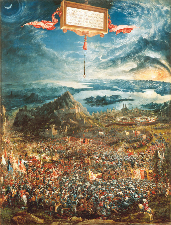 Albrecht Altdorfer - The Battle of Alexander at Issus - Get Custom Art
