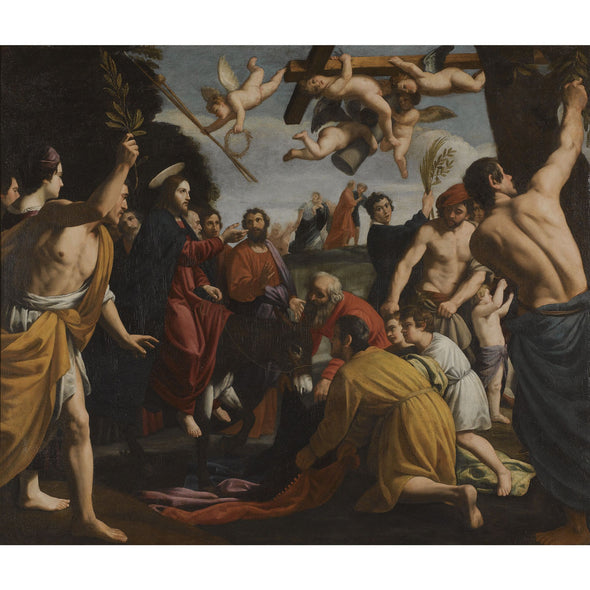 Alessandro Turchi (L'Orbetto) - He Triumphal Entry of Christ in Jerusalem - Get Custom Art
