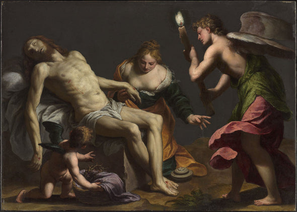 Alessandro Turchi (L'Orbetto) - Lamentation over the Body of Christ - Get Custom Art