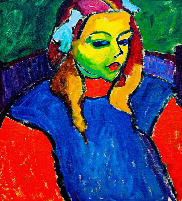 Alexej von Jawlensky - Girl with the Green Face