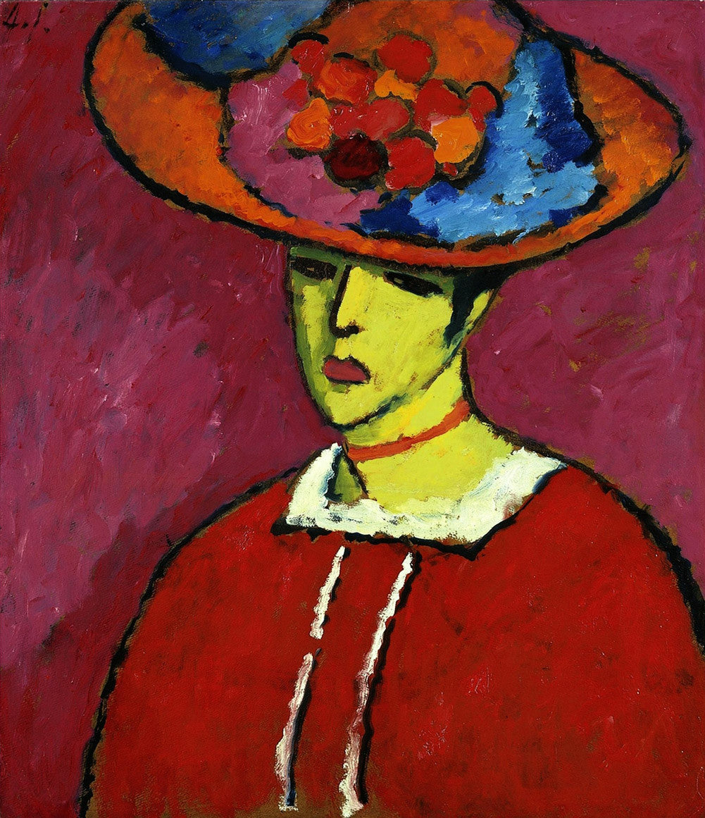 Alexej von Jawlensky - Schokko with Wide Brimmed Hat