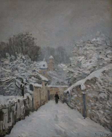 Alfred Sisley - Snow at Louveciennes - Get Custom Art