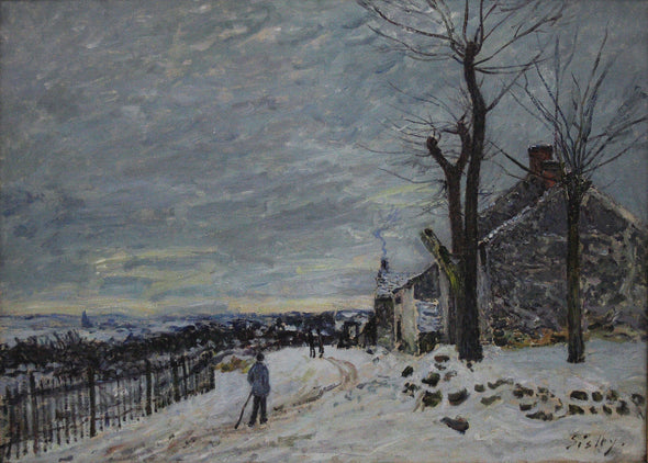 Alfred Sisley - Snowy Weather at Veneux Nadon - Get Custom Art