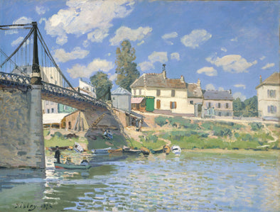 Alfred Sisley - The Bridge at Villeneuve-la-Garenne - Get Custom Art