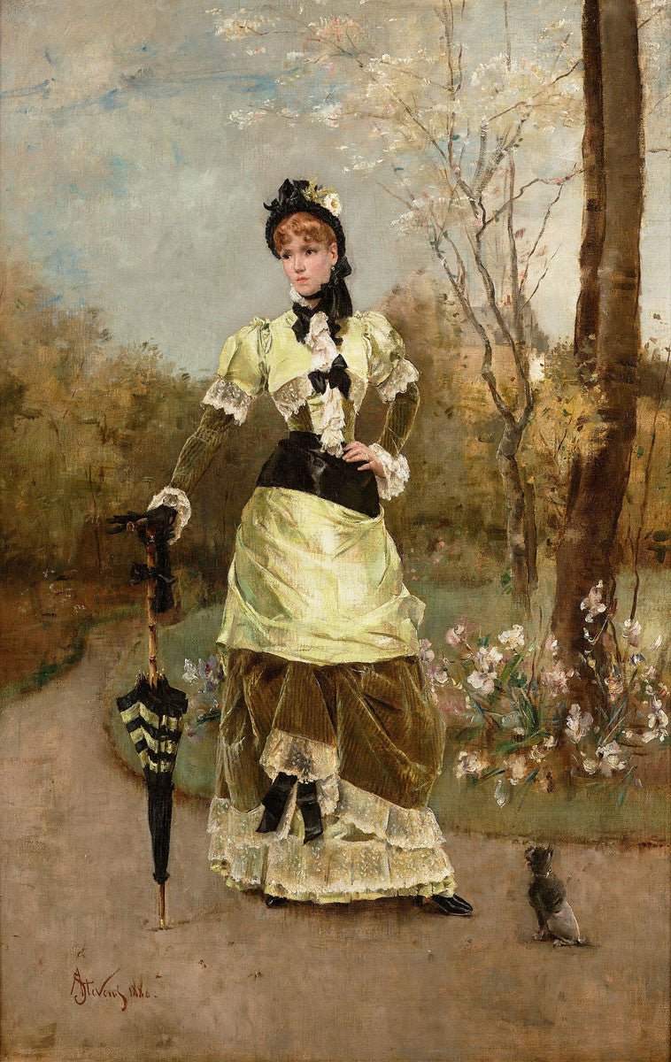 Alfred Stevens - La Parisienne - Get Custom Art