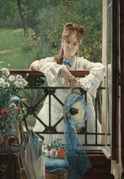 Alfred Stevens - The Blue Ribbon - Get Custom Art