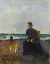 Alfred Stevens - Woman sitting on the beach - Get Custom Art