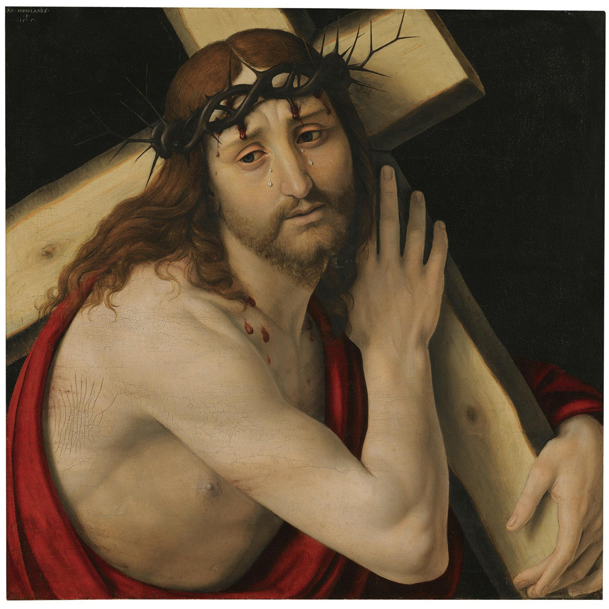 Andrea Solario - Christ Carrying The Cross - Get Custom Art