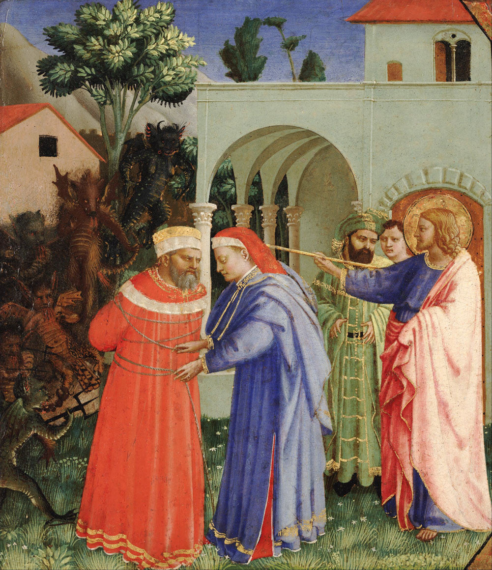 Angelico Fra - The Apostle Saint James the Greater Freeing the Magician Hermogenes-Reproduction-Get Custom Art
