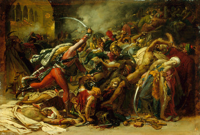 Anne-Louis Girodet de Roussy-Trioson - The Revolt of Cairo