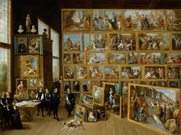 David Teniers the Younger - Archduke Leopold Wilhelm in his Gallery in Brussels