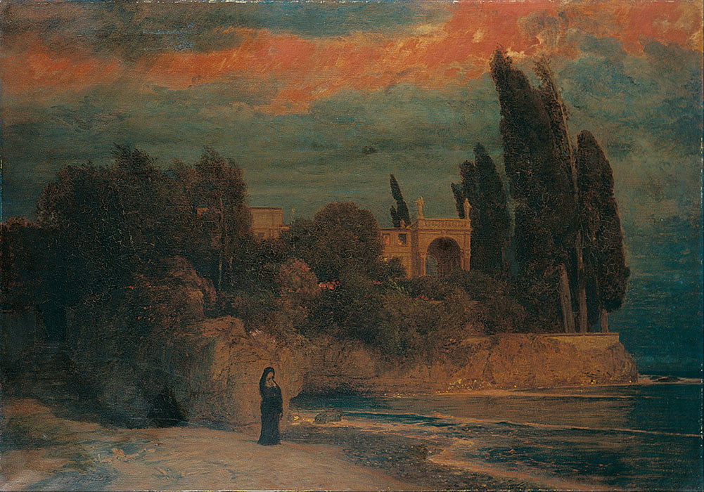 Arnold Böcklin - Villa by the Sea