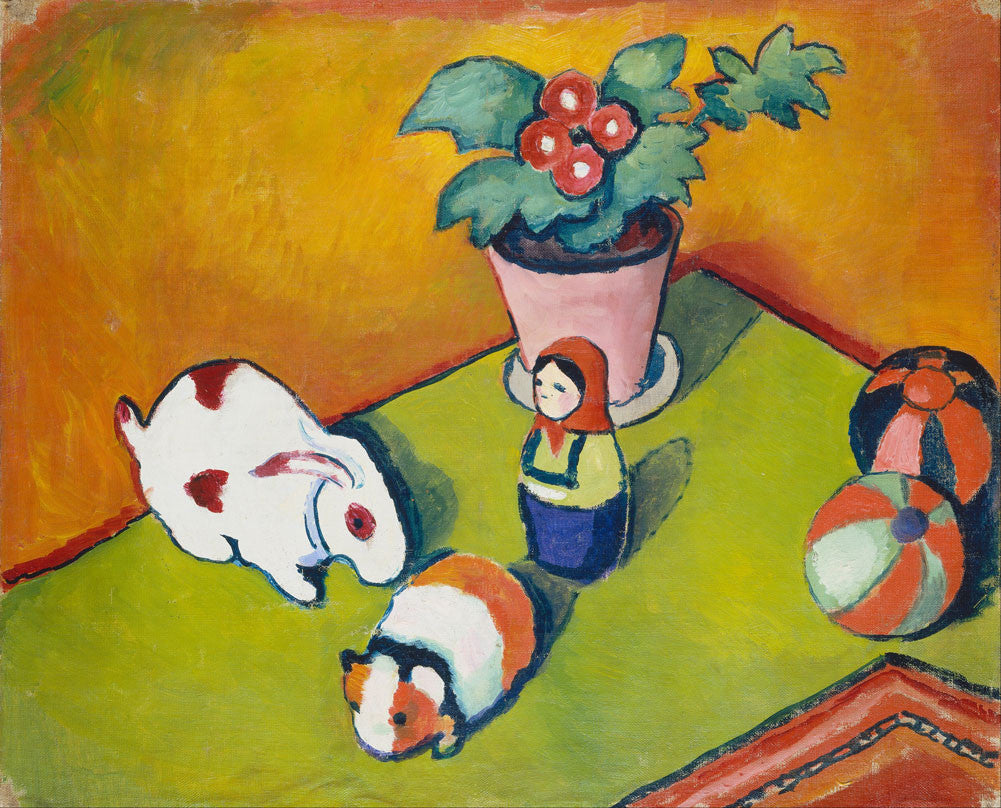 August Macke - Little Walter's Toys