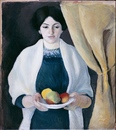 August Macke - Portrait with Apples