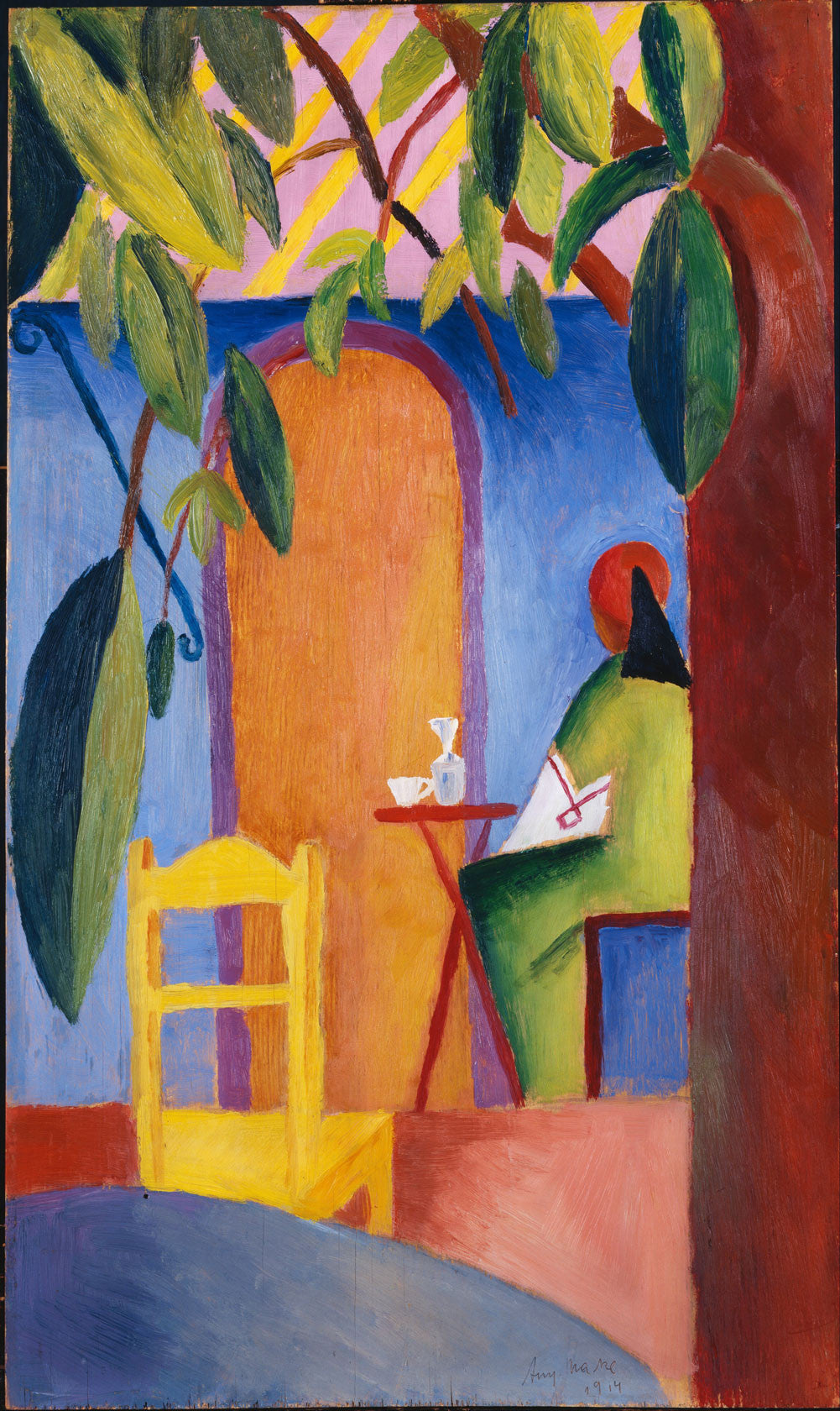 August Macke - Türkisches Café