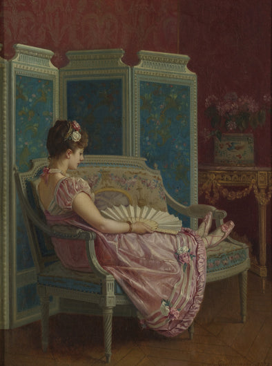 Auguste Toulmouche - Idle Thoughts - Get Custom Art