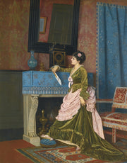 Auguste Toulmouche - La Lettre D'Amour - Get Custom Art