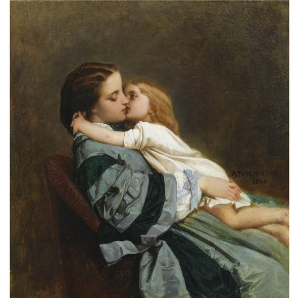 Auguste Toulmouche - Maternal Love - Get Custom Art