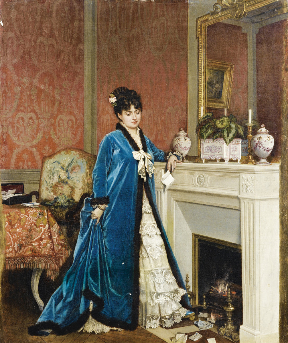 Auguste Toulmouche - The Letter - Get Custom Art