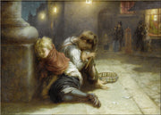 Augustus Edwin Mulready - Fatigued Minstrels