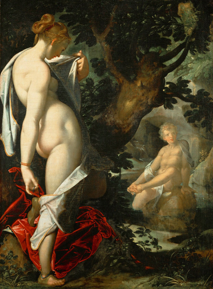 Bartholomeus Spranger - Hermaphroditos and Salmacis