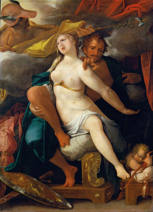 Bartholomeus Spranger - Venus and Mars warned by Mercury