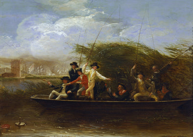 Benjamin West - A Party of Gentlemen Fishing